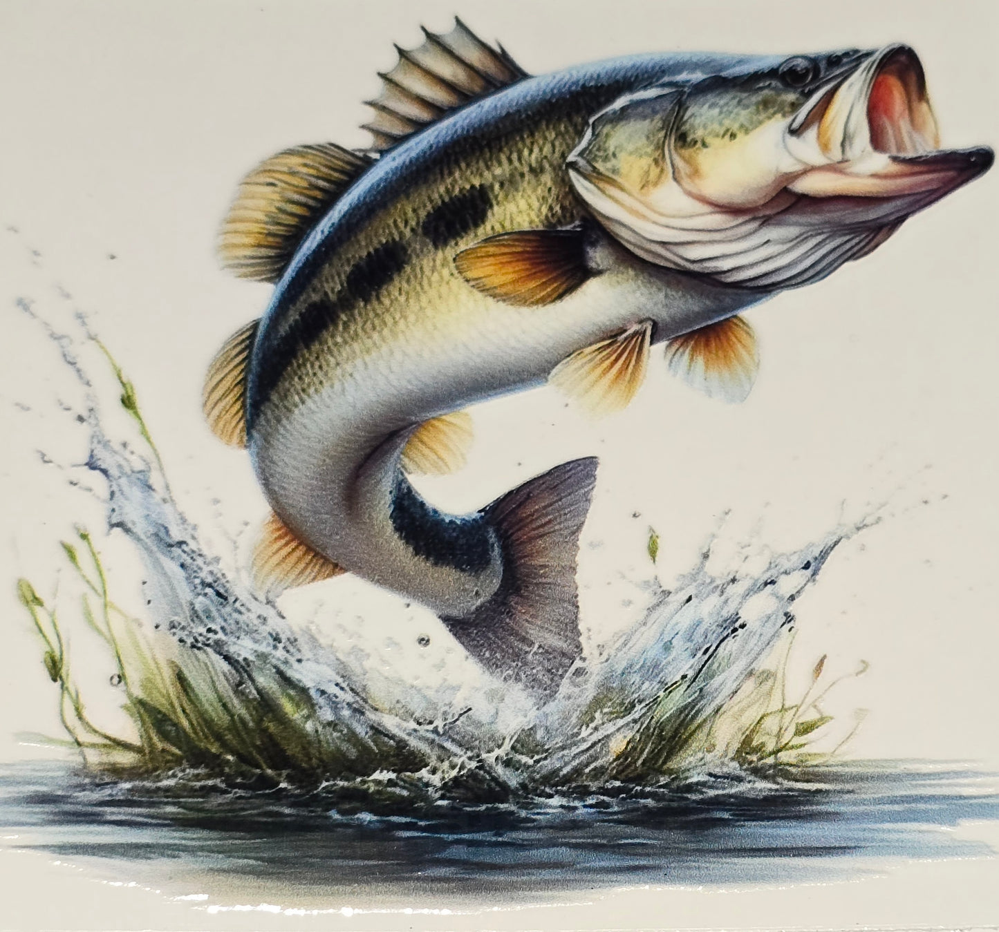 Catching a fish clear xl UV DTF