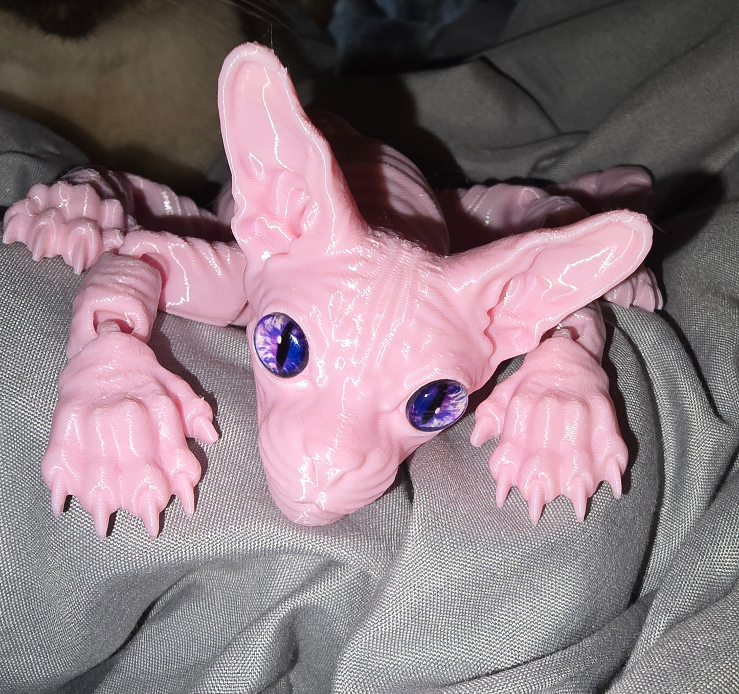 3D printed sphinx cats