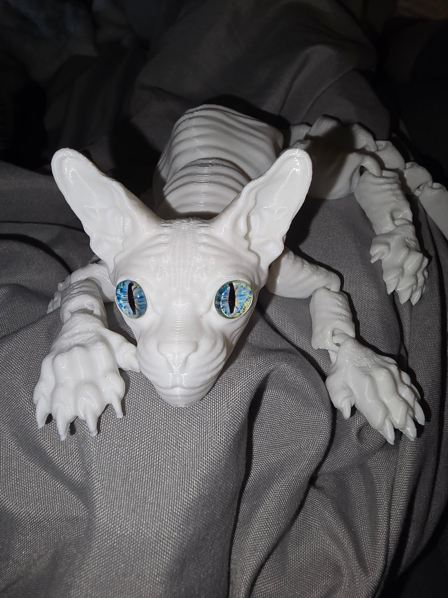 3D printed sphinx cats