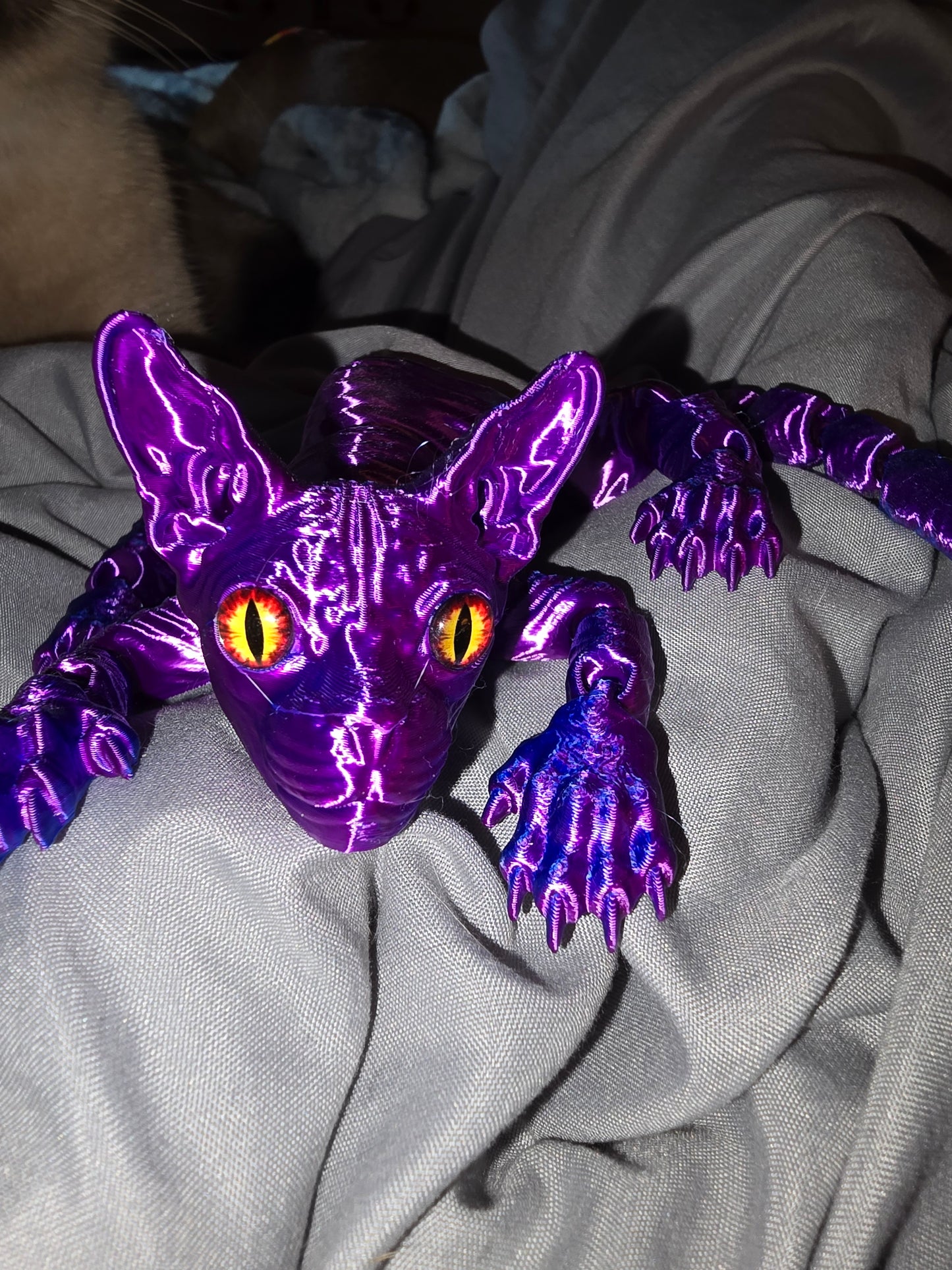3D printed sphinx cats
