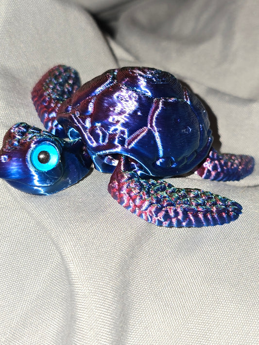 3D printed turtles