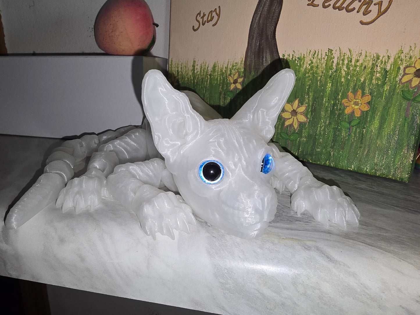 Glow in the dark large sphinx cat