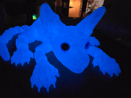 Glow in the dark large sphinx cat