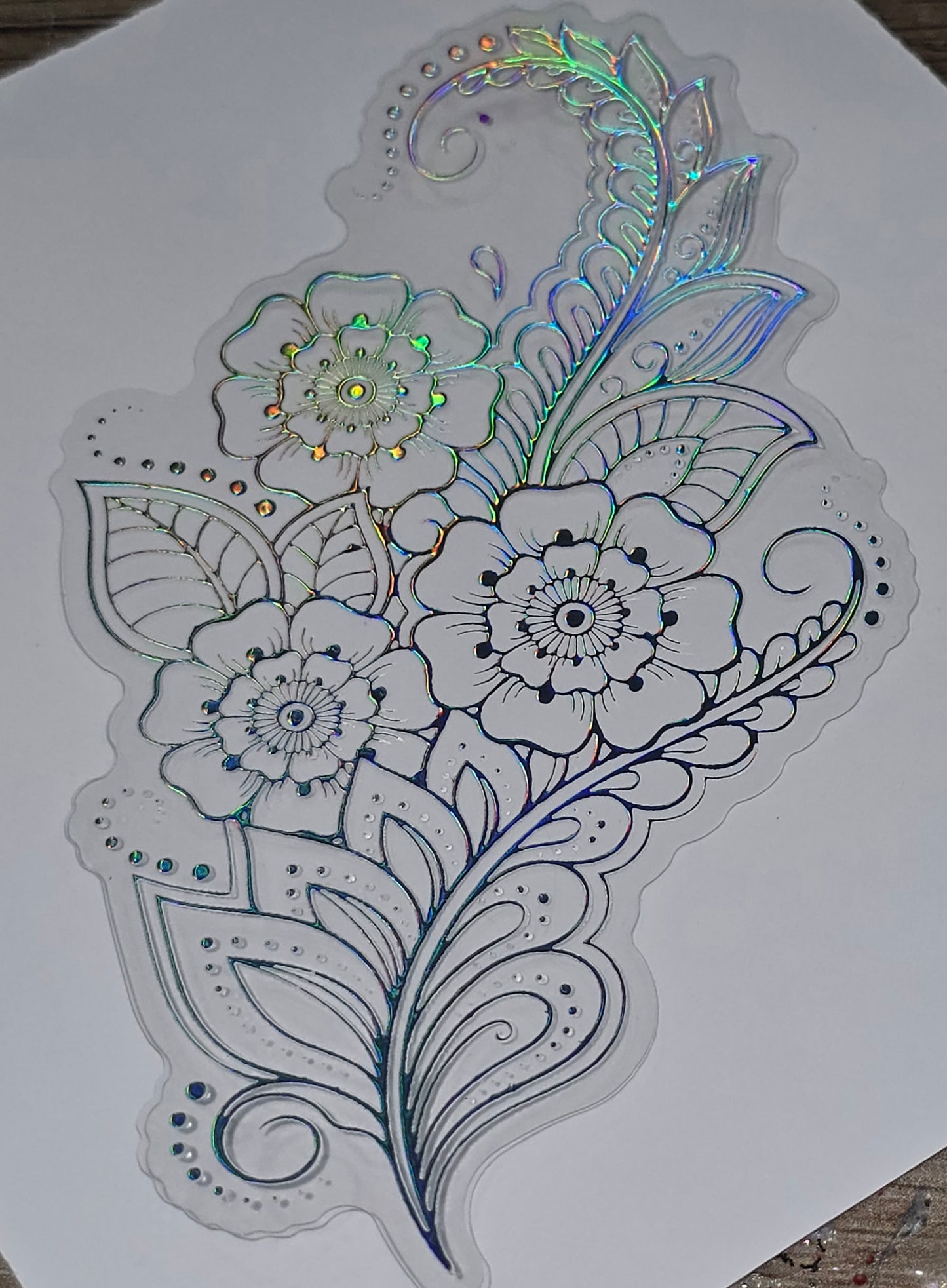 Holographic decals