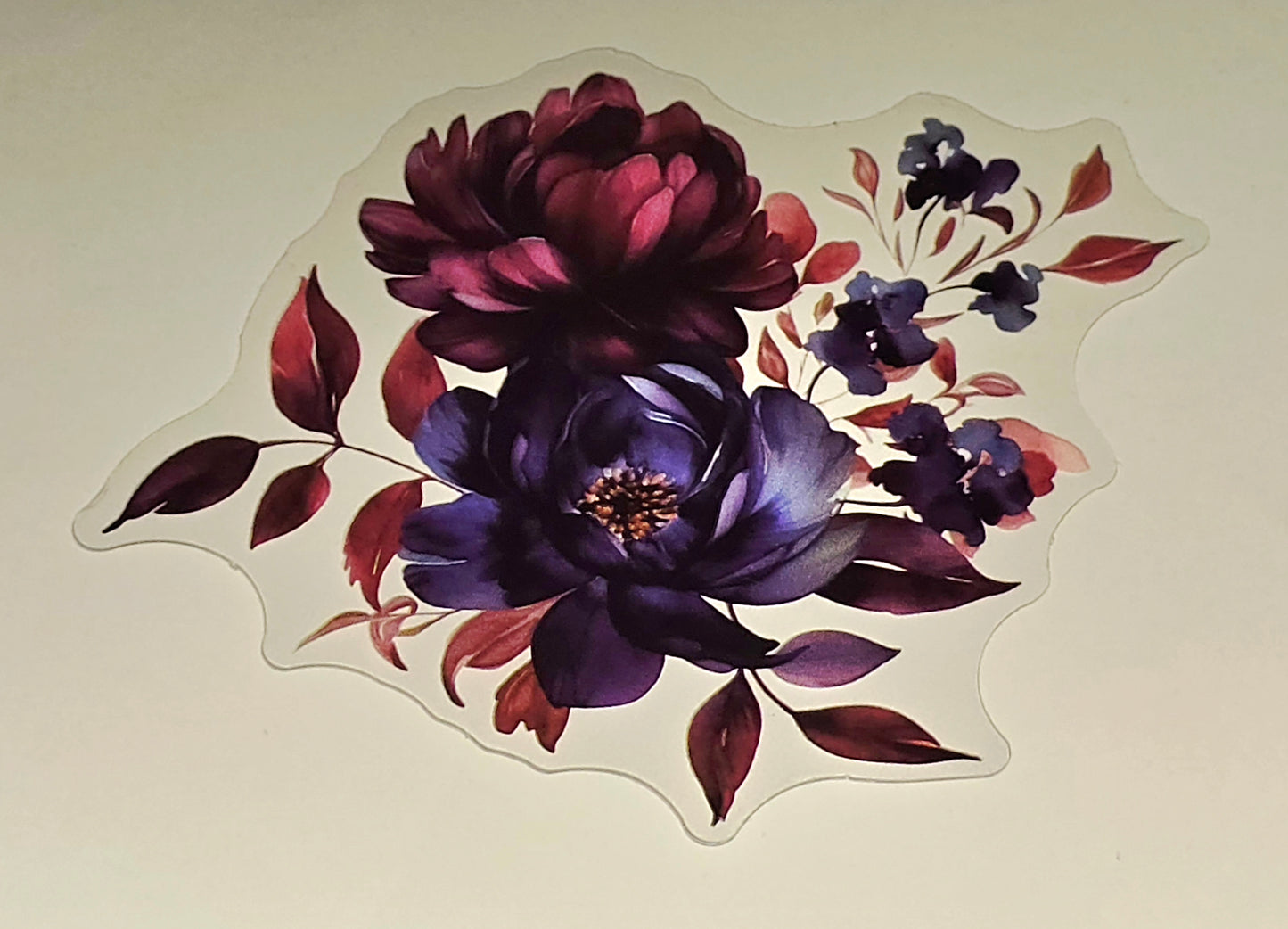 Fall floral decals