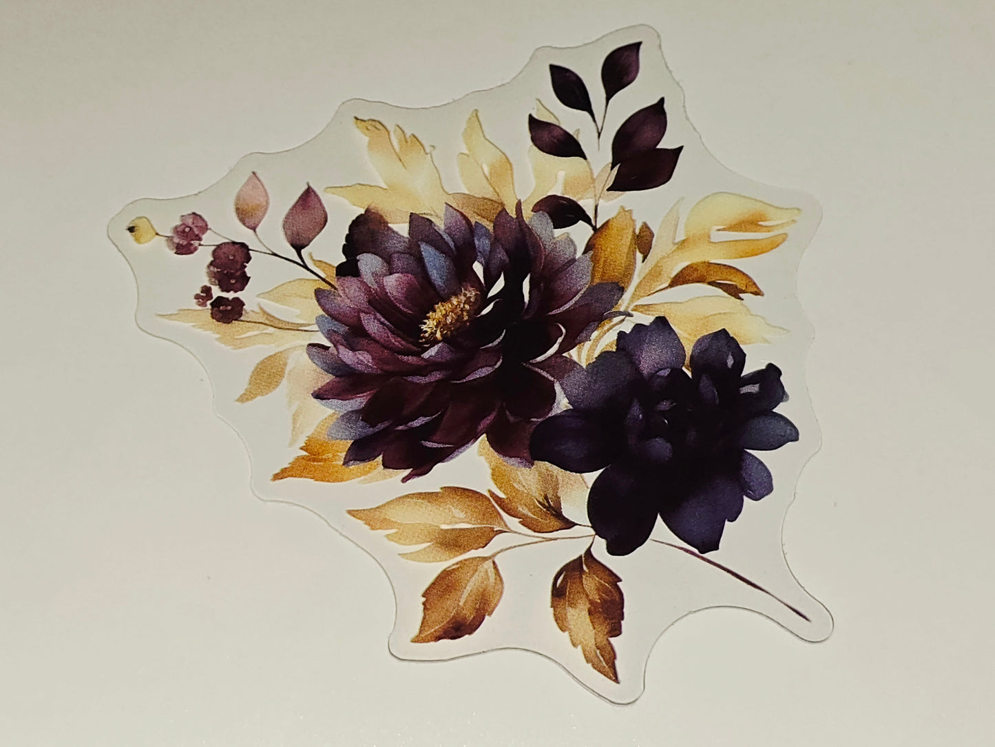 Fall floral decals