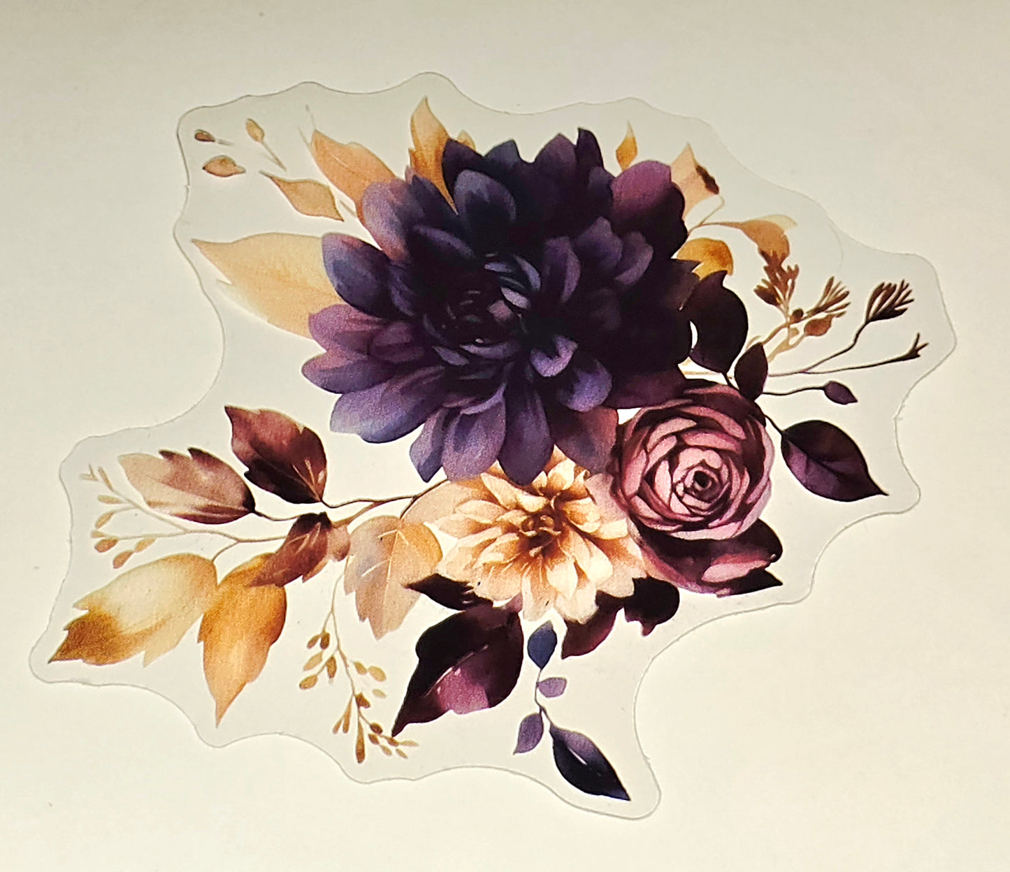 Fall floral decals