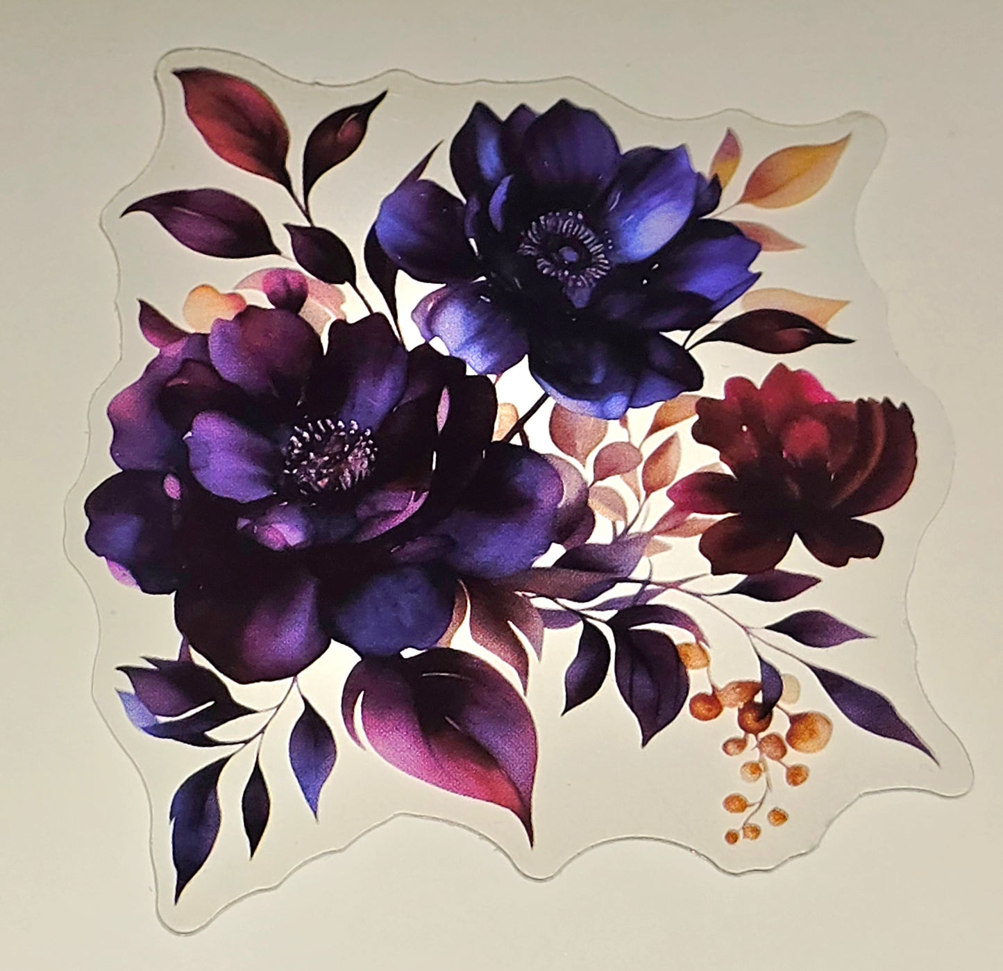 Fall floral decals