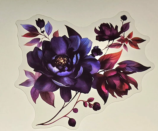 Fall floral decals