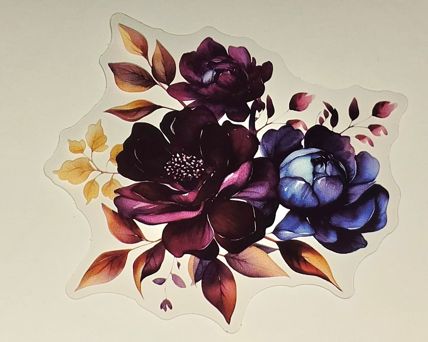 Fall floral decals