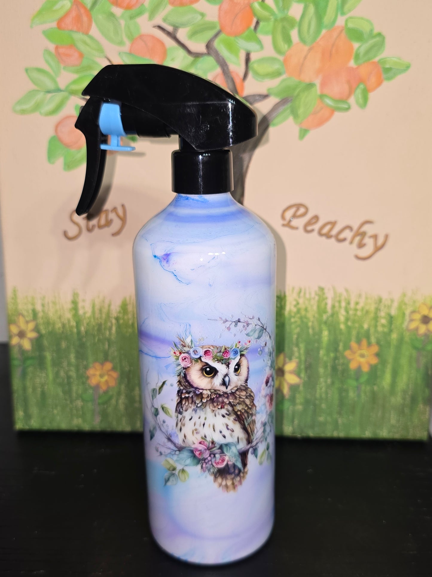 Hydro dipped spray bottle