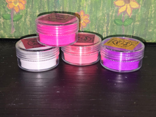 4 pack glow powder set
