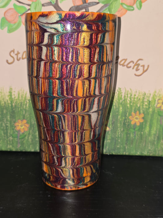 Fall angel wings 30 oz modern curve tumbler