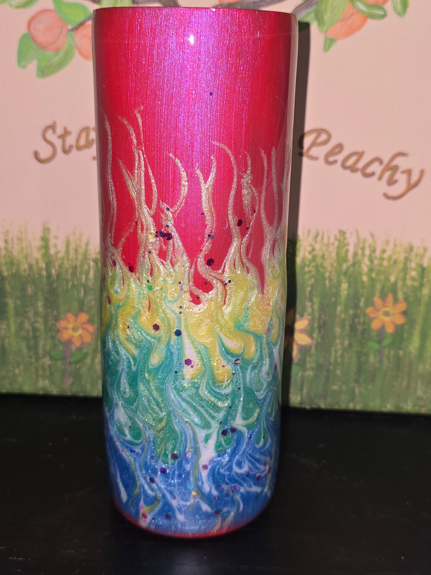 20 oz flame tumbler