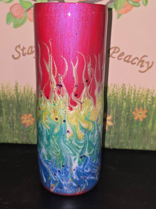 20 oz flame tumbler