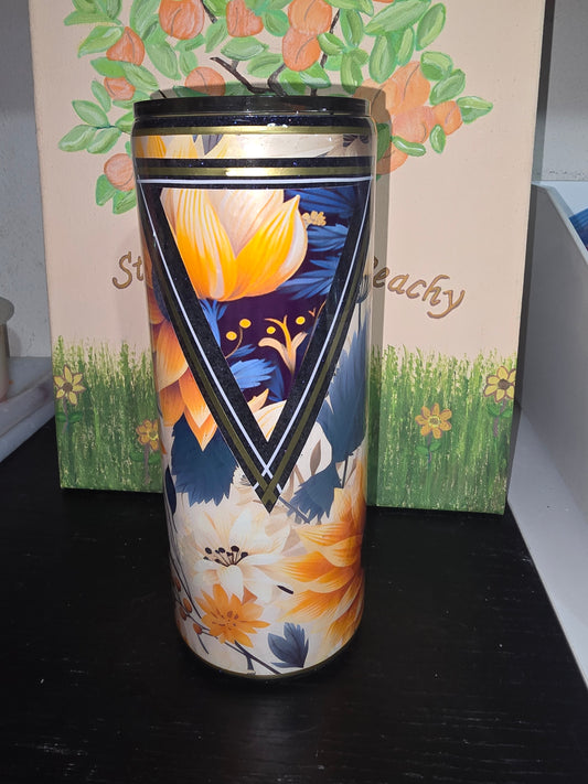 Vinyl split 30 oz tumbler