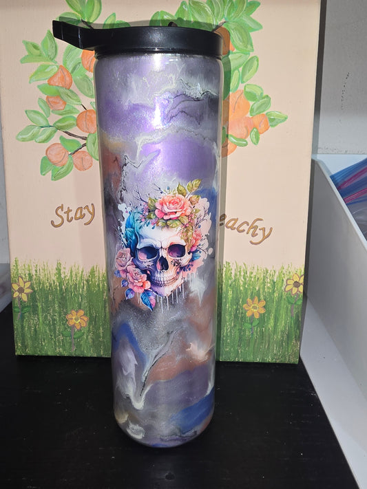 35 oz duo Skull Tumbler