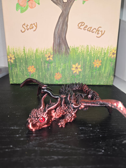 Black/red winged dragon