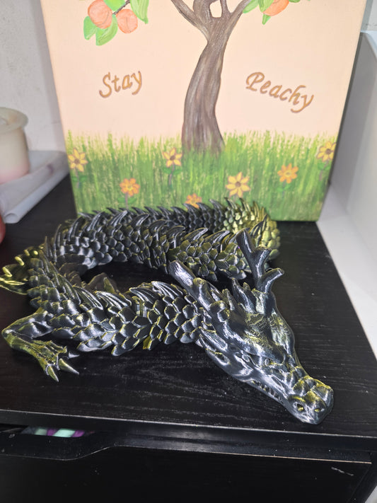 Black/green 36" dragon