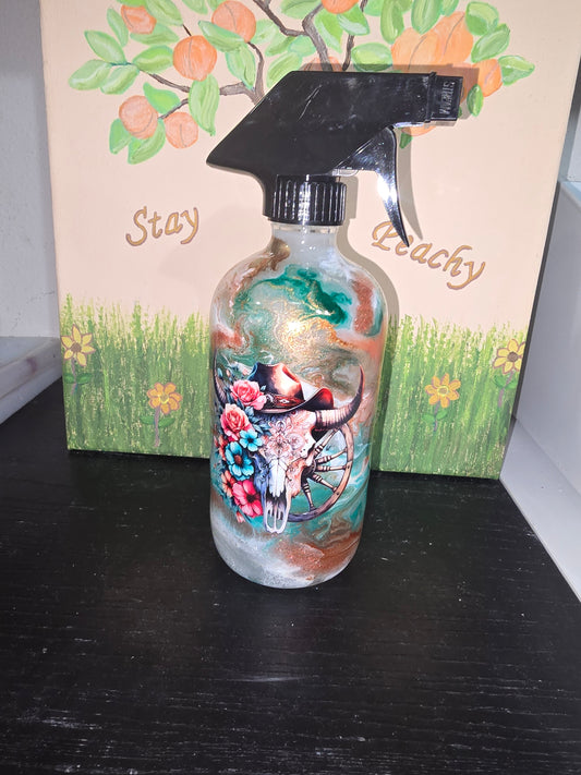 16.9 oz glass spray bottle