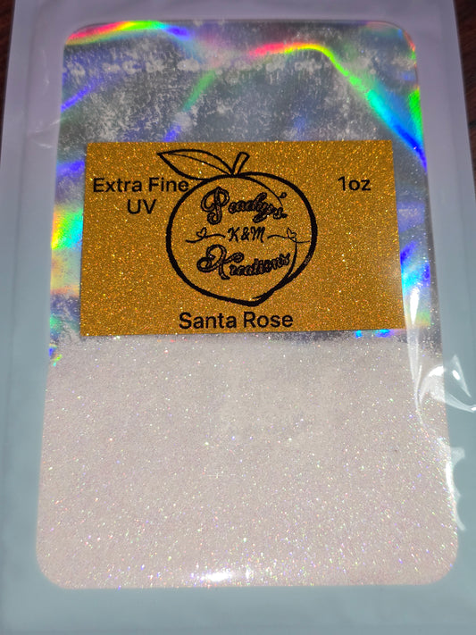 Santa Rose UV glitter
