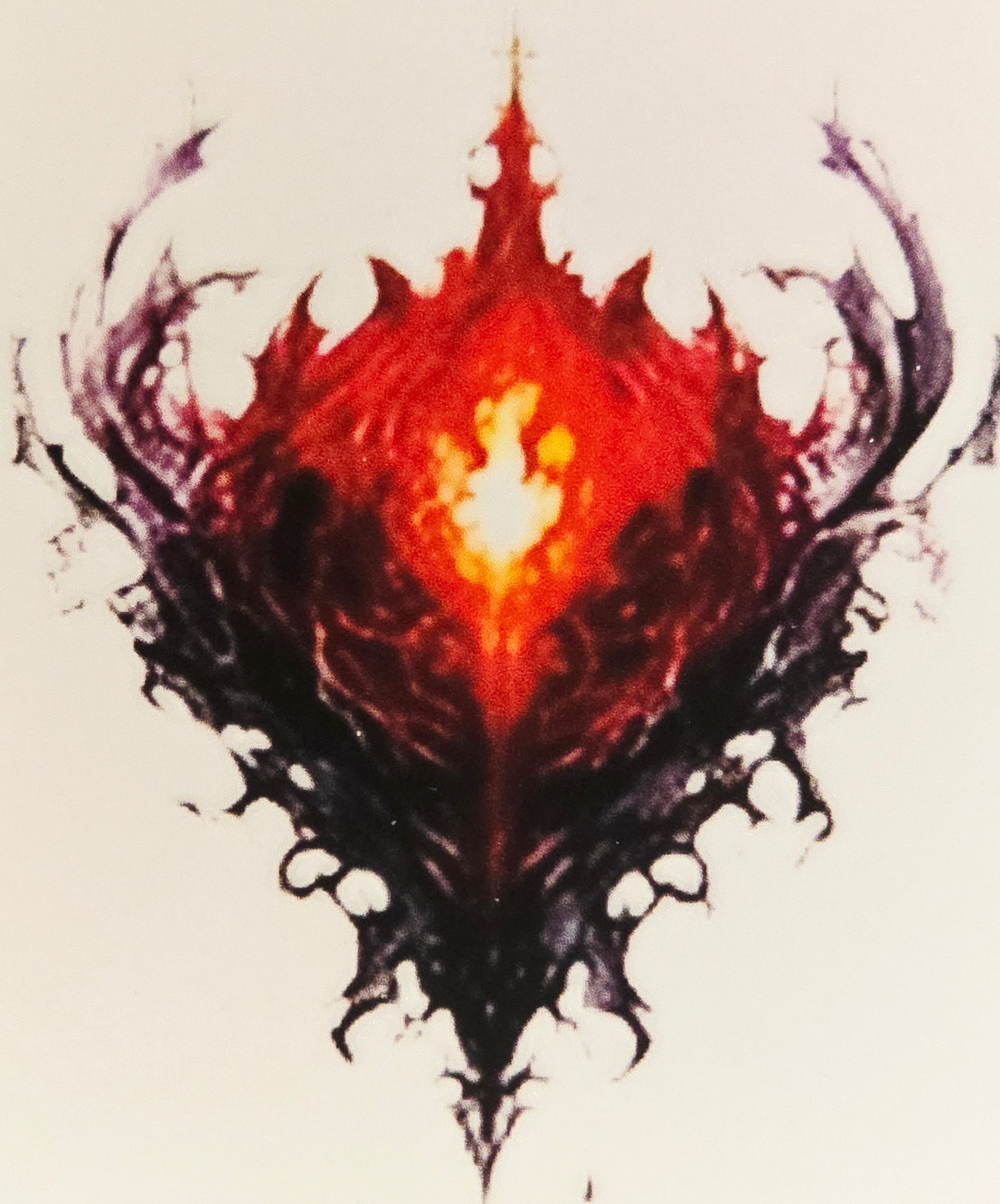 Dark medieval floral medium uvdtf