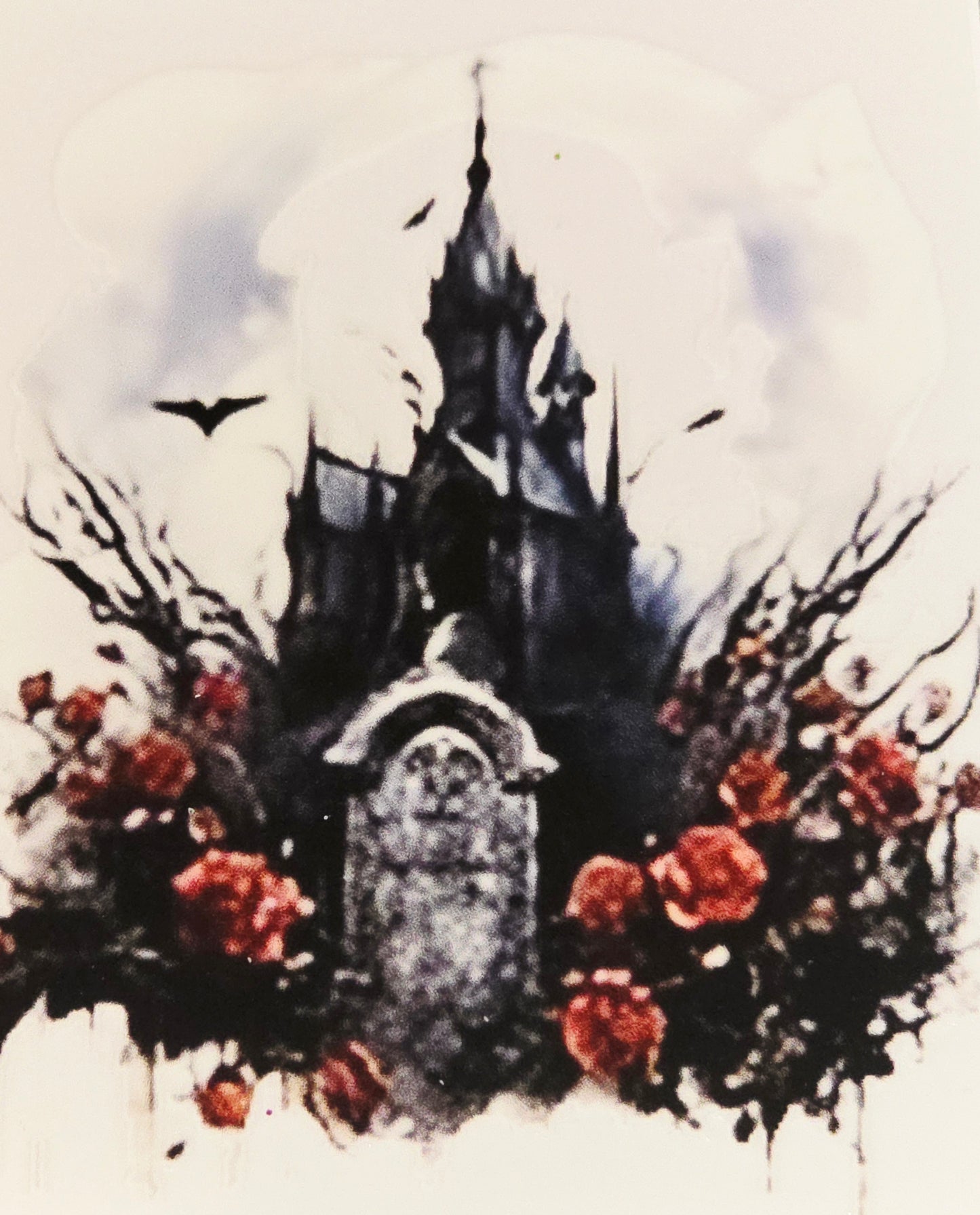 Dark medieval floral medium uvdtf