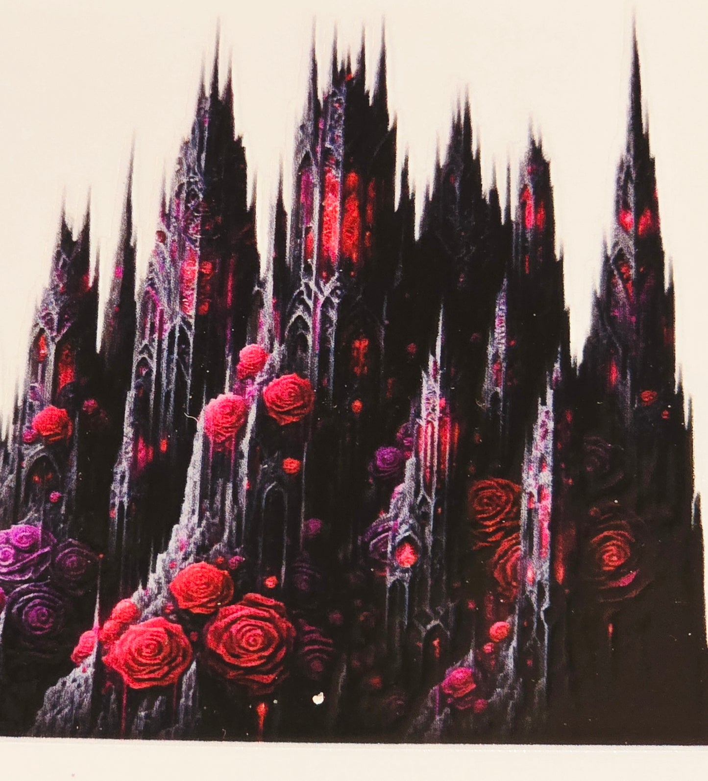 Dark medieval floral medium uvdtf