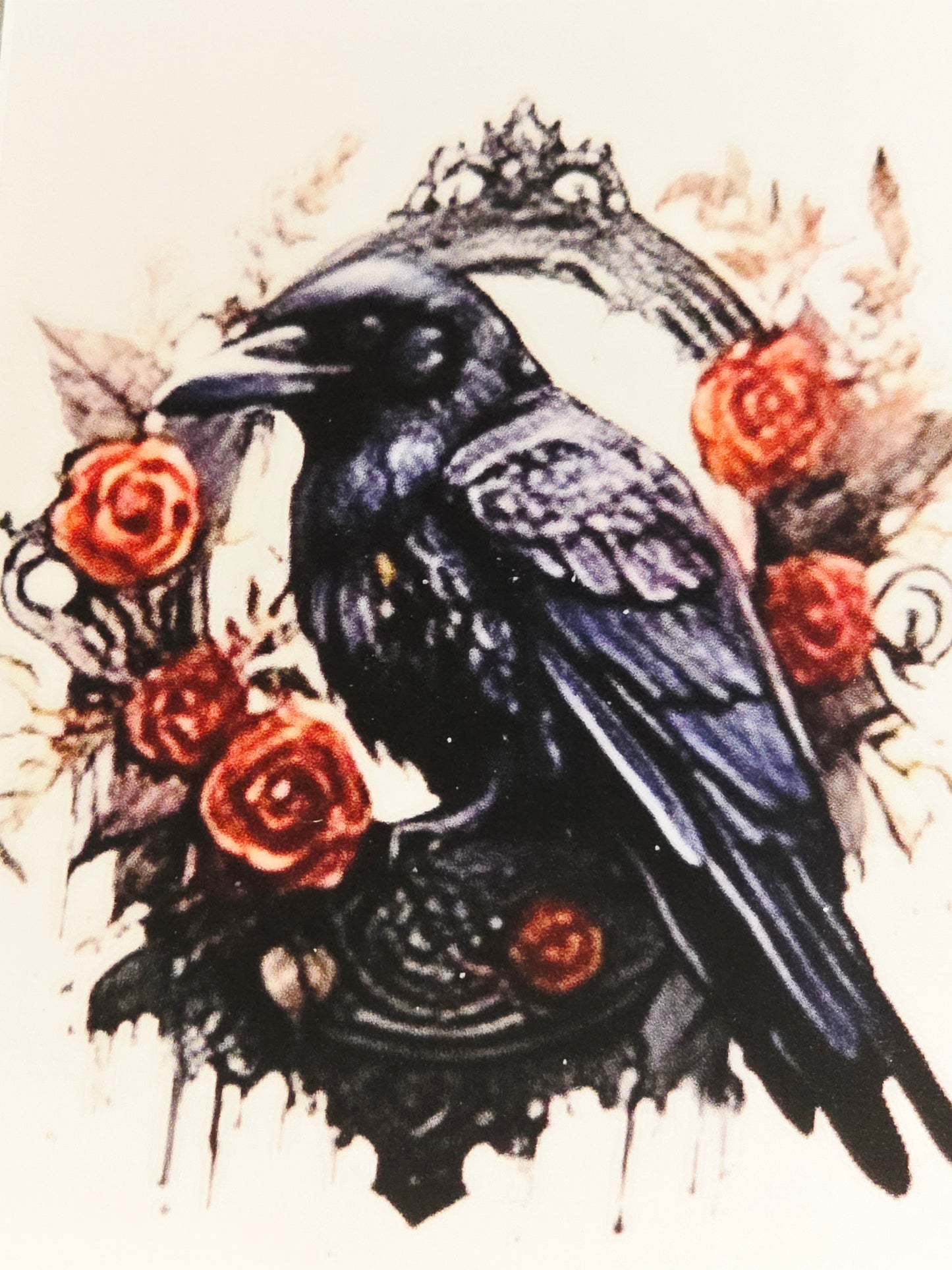 Dark medieval floral medium uvdtf