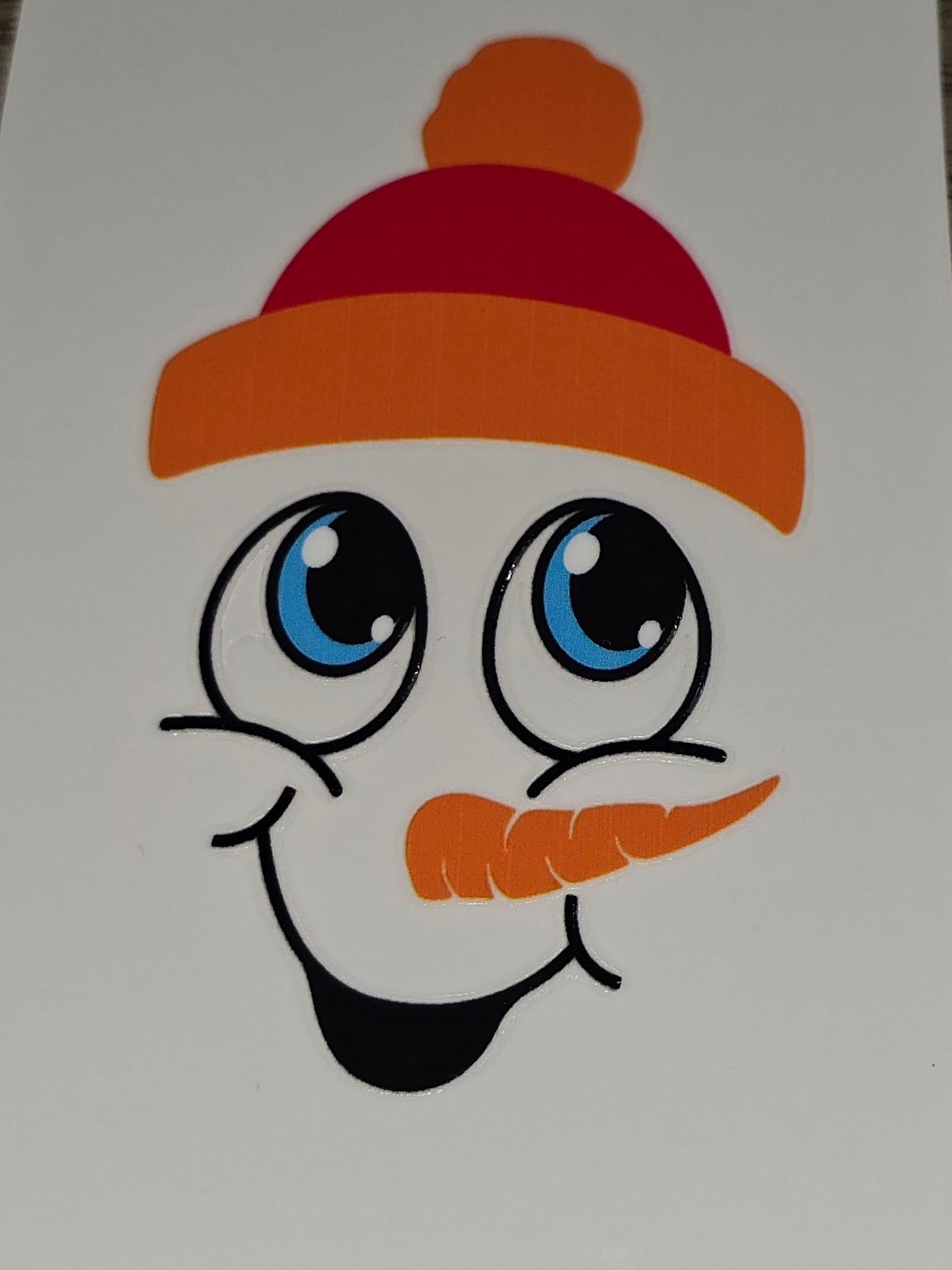 Snowman xl uvdtf faces