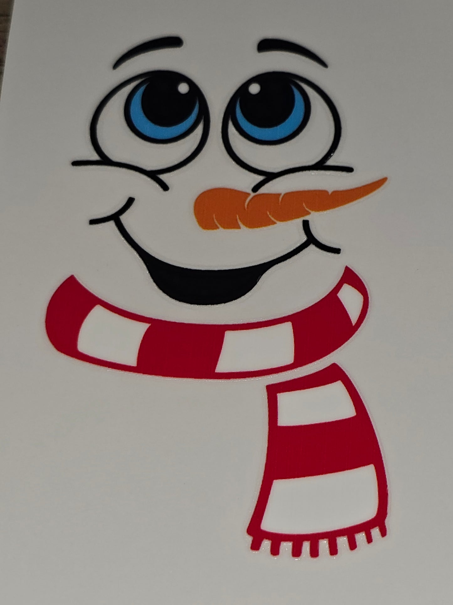 Snowman xl uvdtf faces