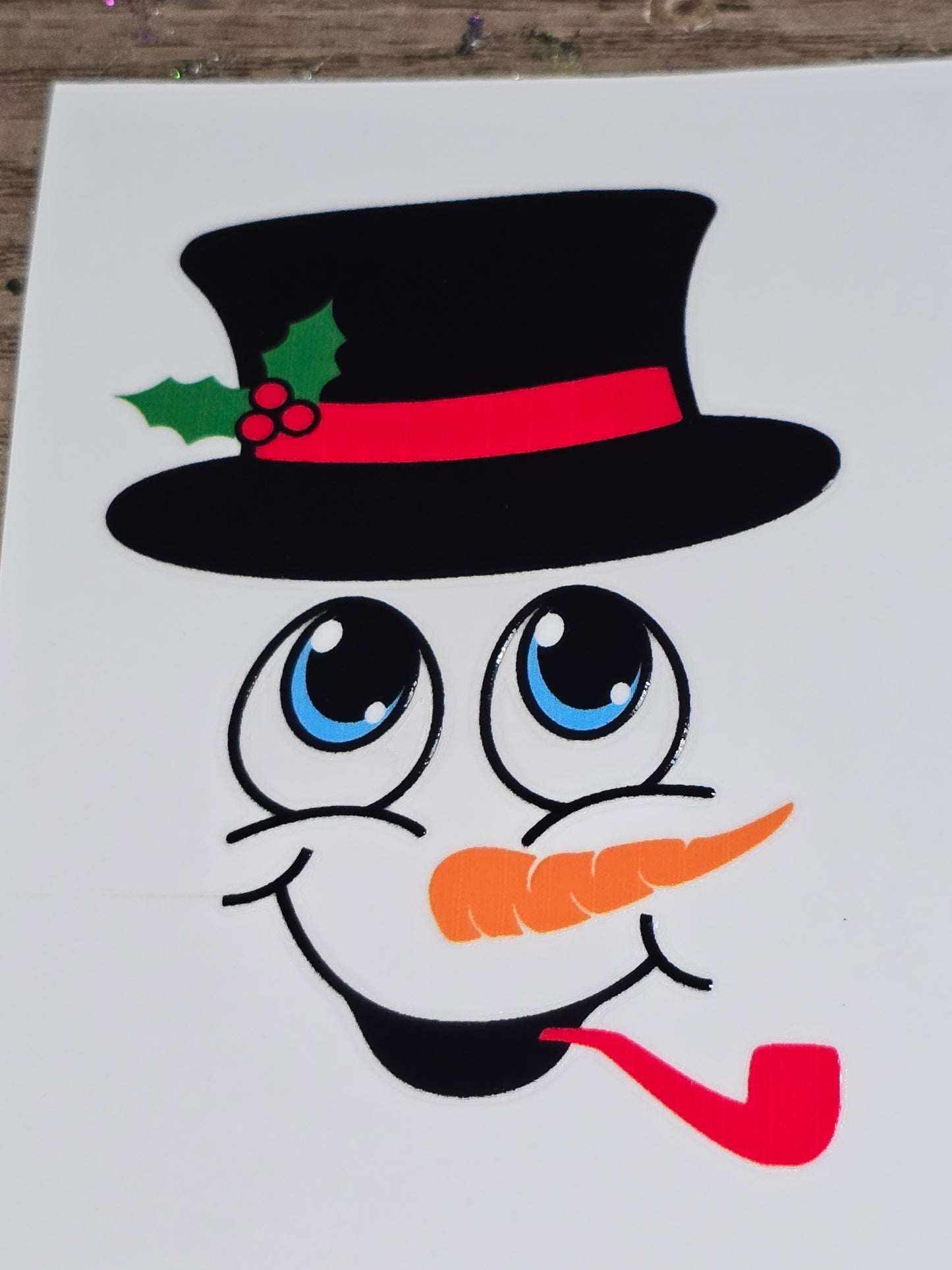 Snowman xl uvdtf faces