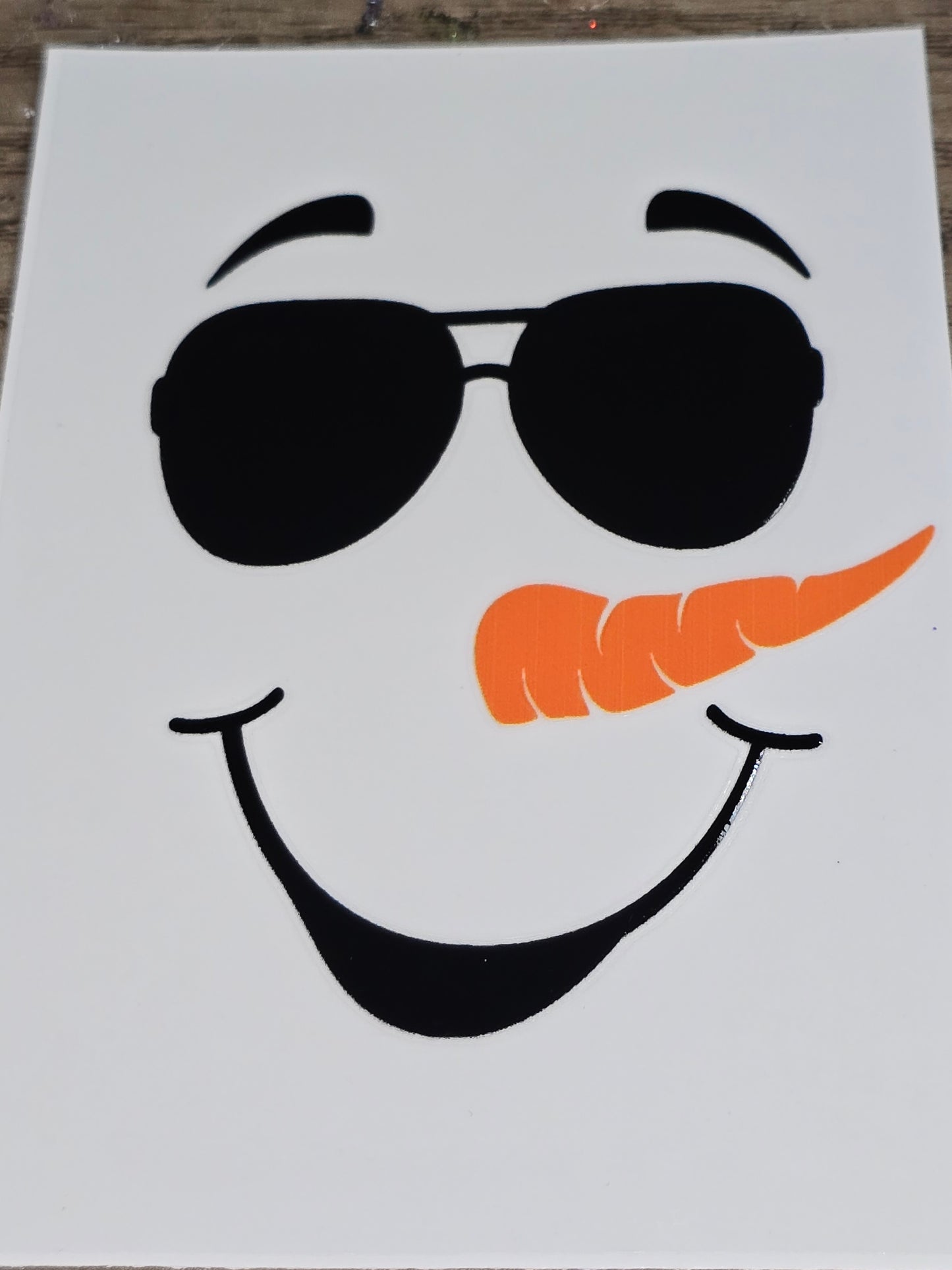 Snowman xl uvdtf faces