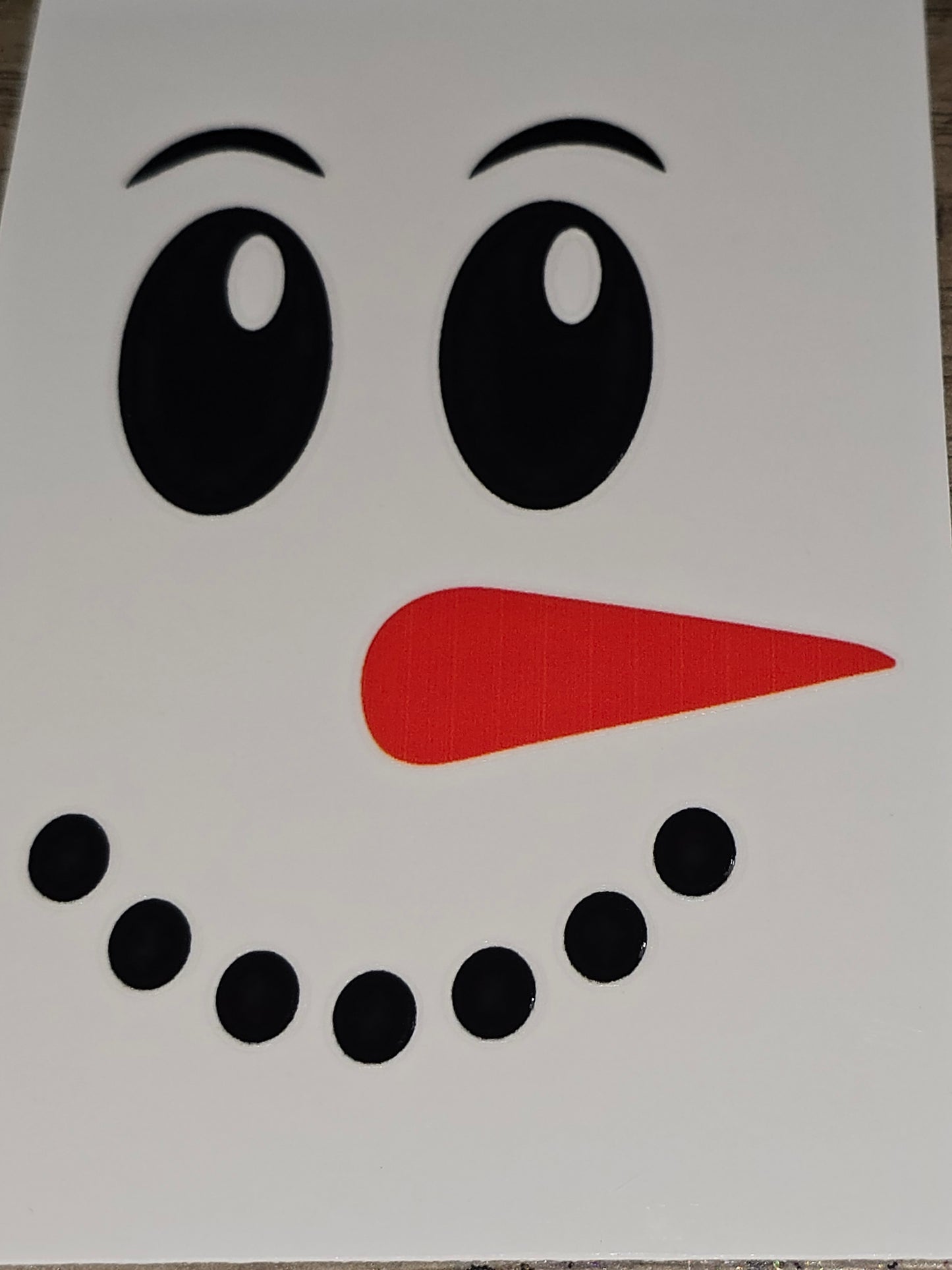 Snowman xl uvdtf faces