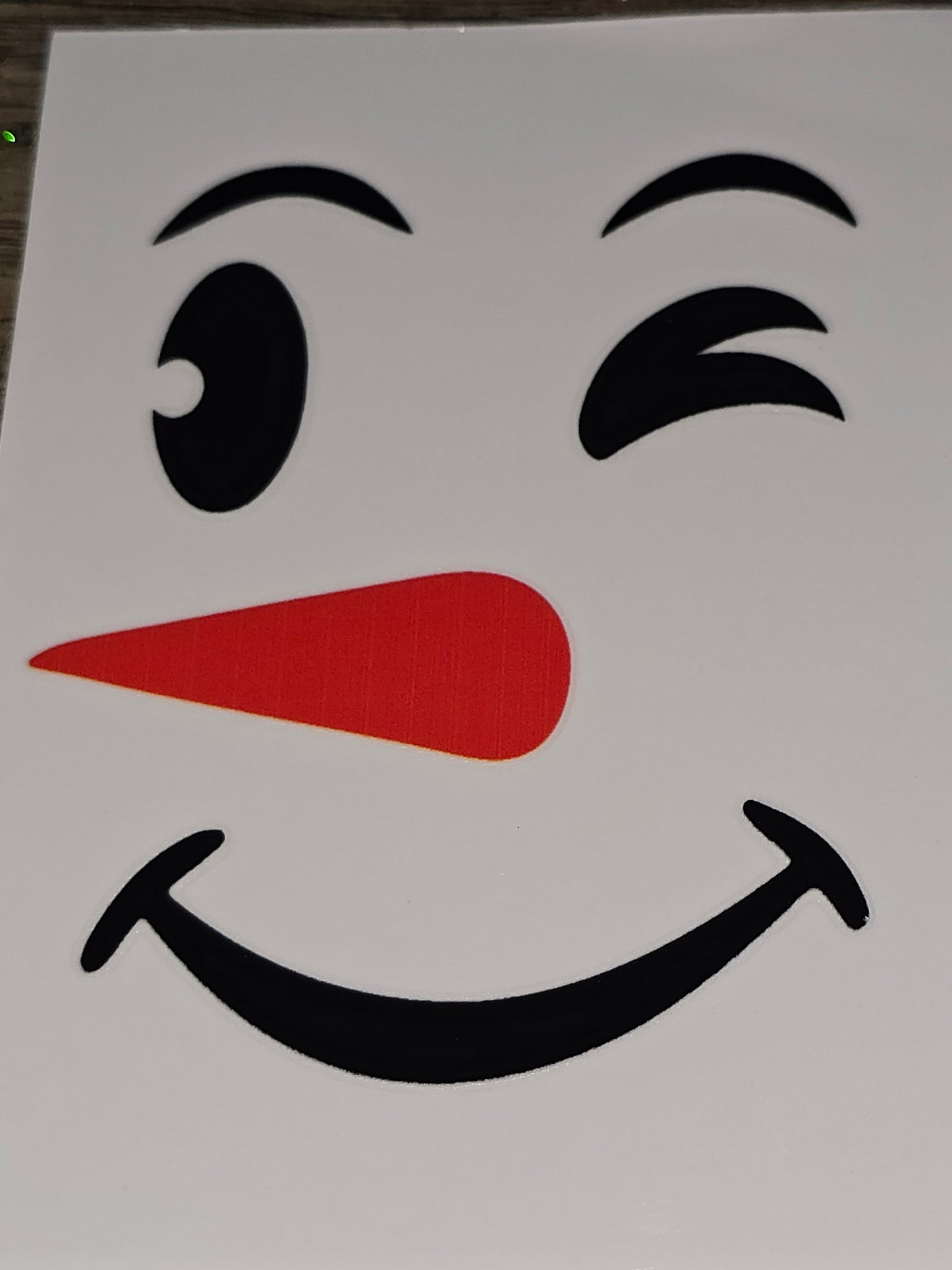 Snowman xl uvdtf faces