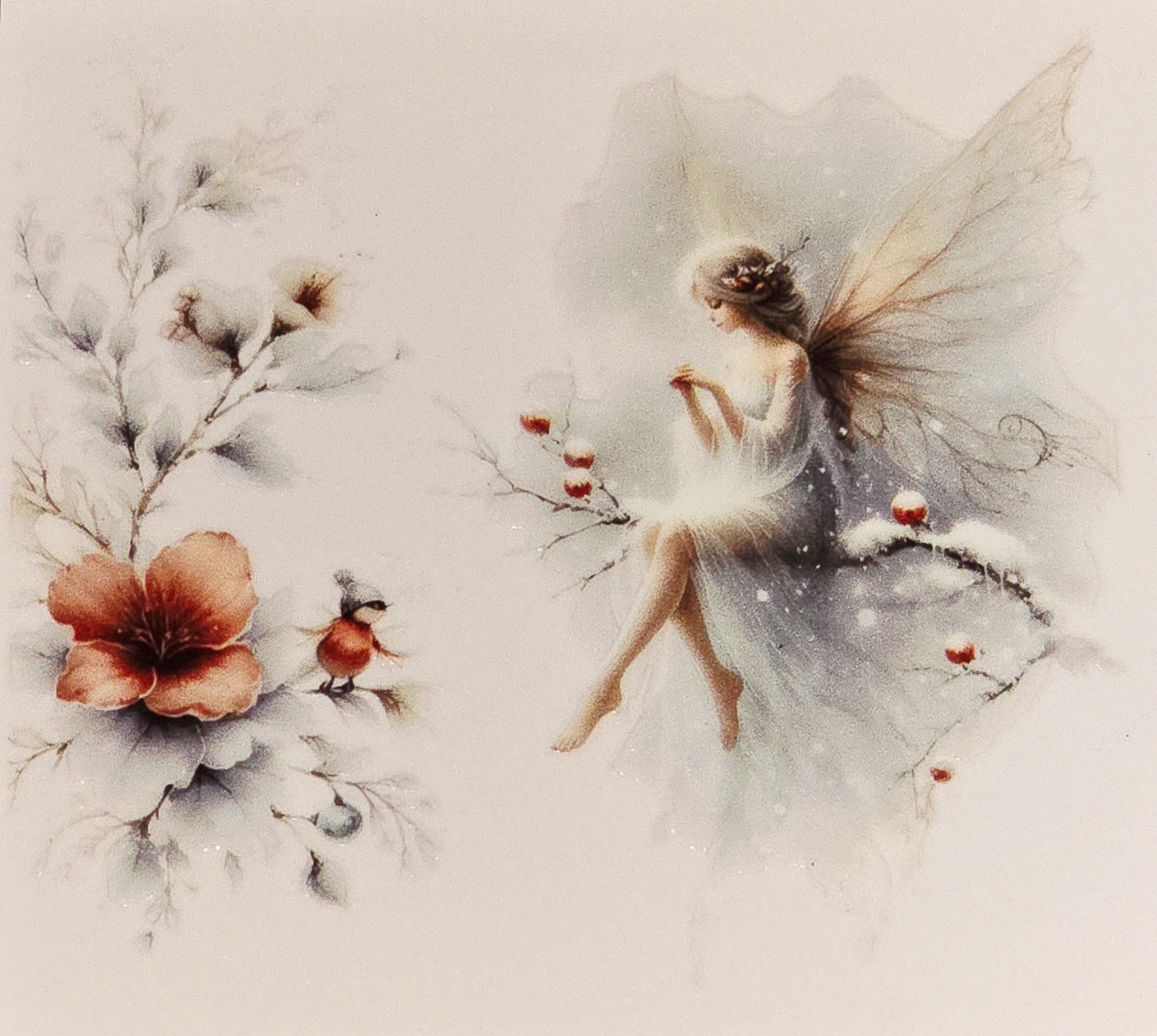 Winter fairies medium & xl uvdtf