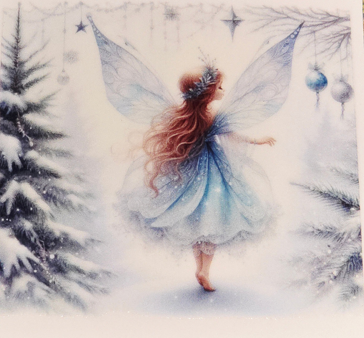 Winter fairies medium & xl uvdtf