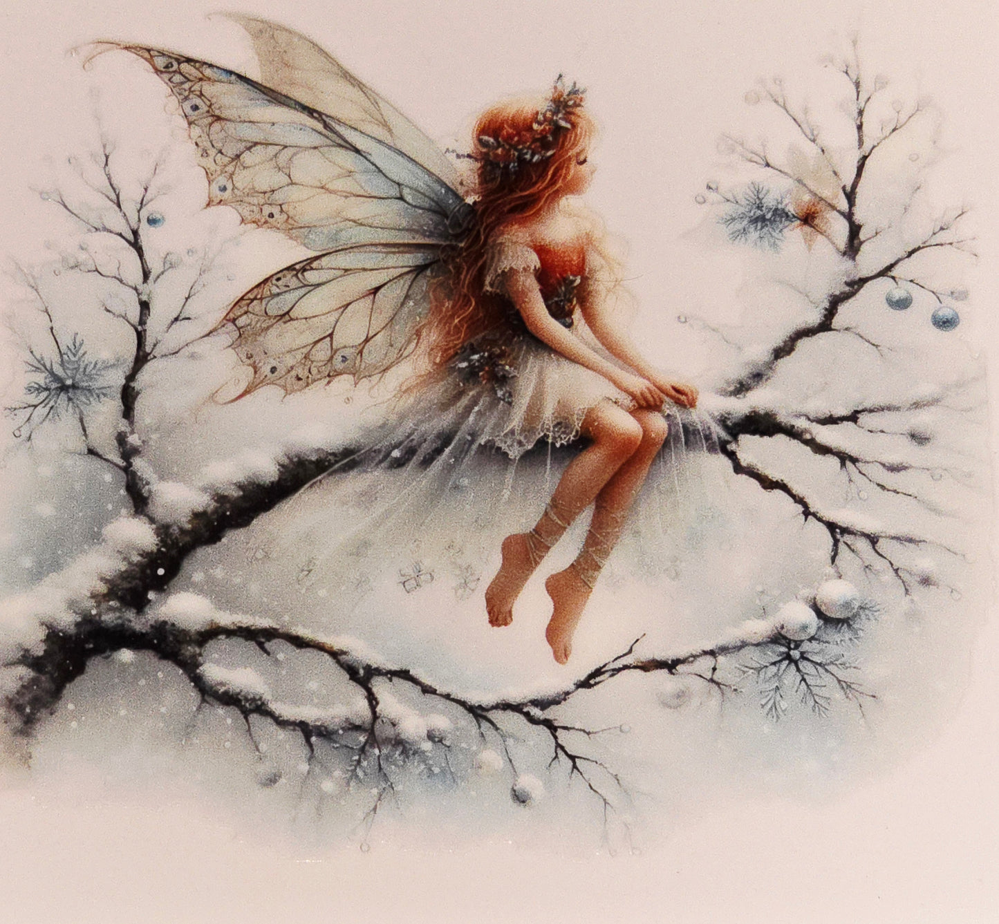 Winter fairies medium & xl uvdtf