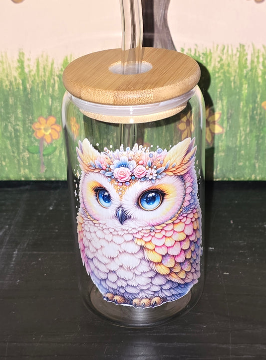 16 oz glass tumbler