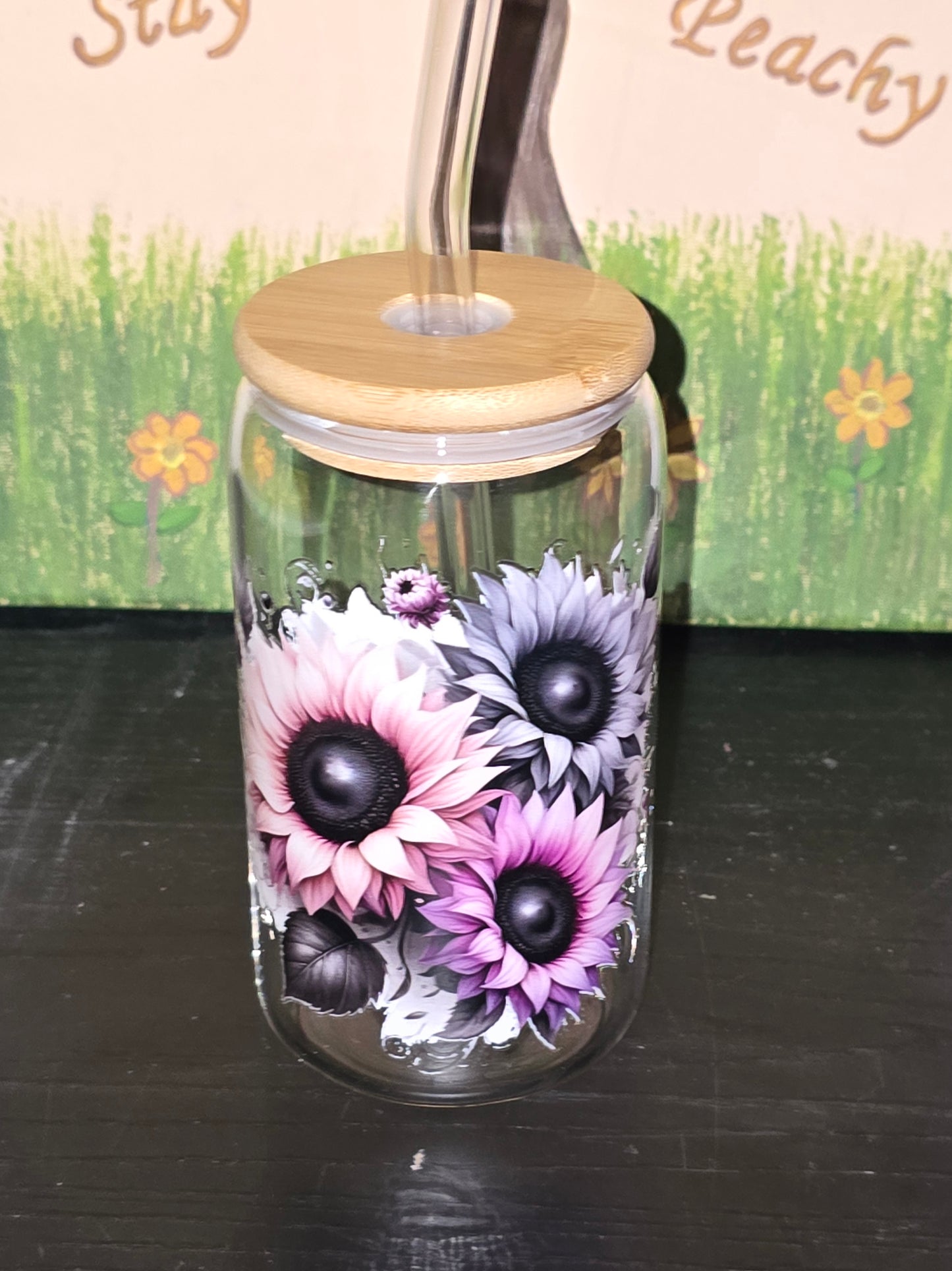 16 oz glass tumbler