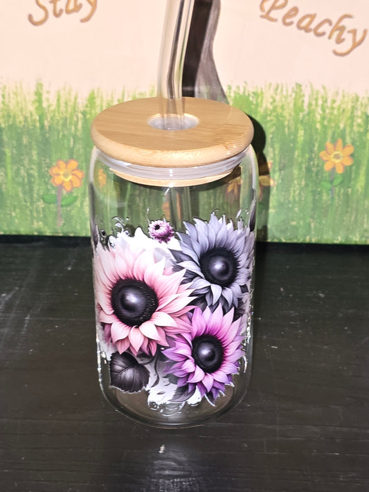 16 oz glass tumbler