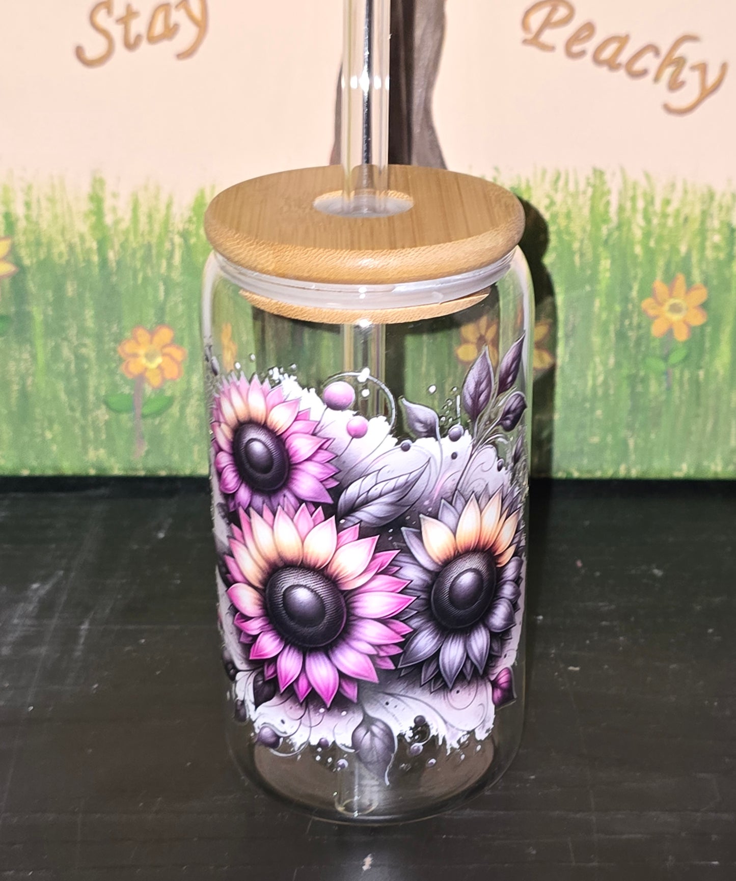 16 oz glass tumbler