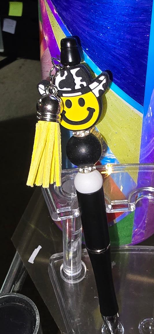Cowboy smiley face focal pen