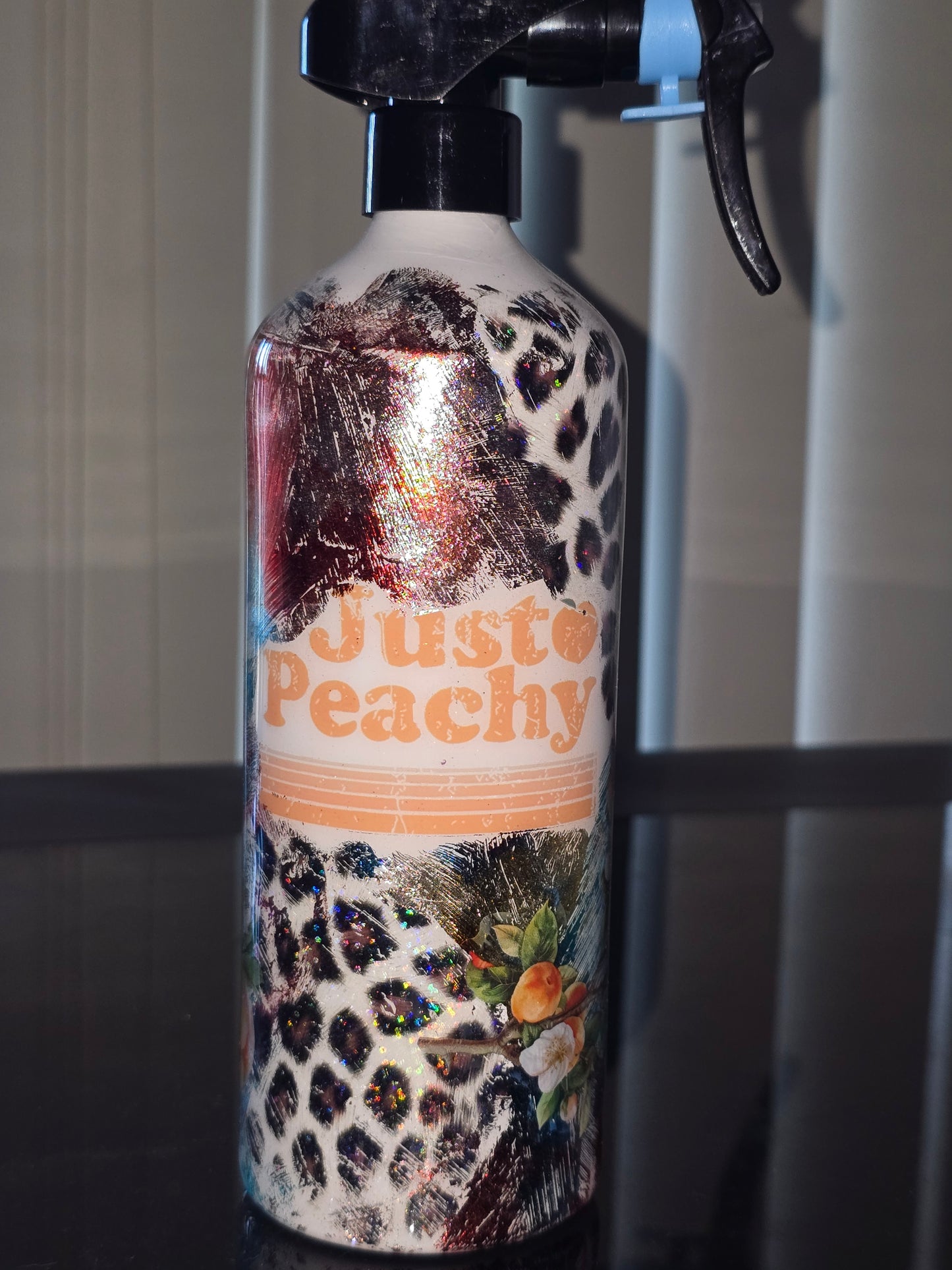 16 oz just peachy spray bottle
