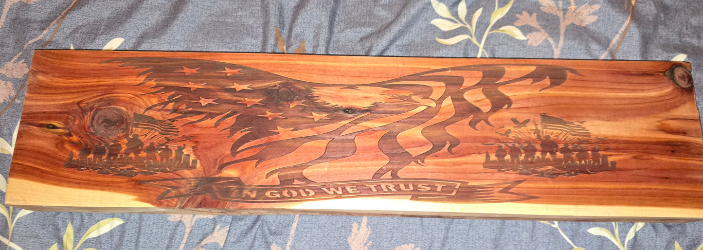 In God we trust sign