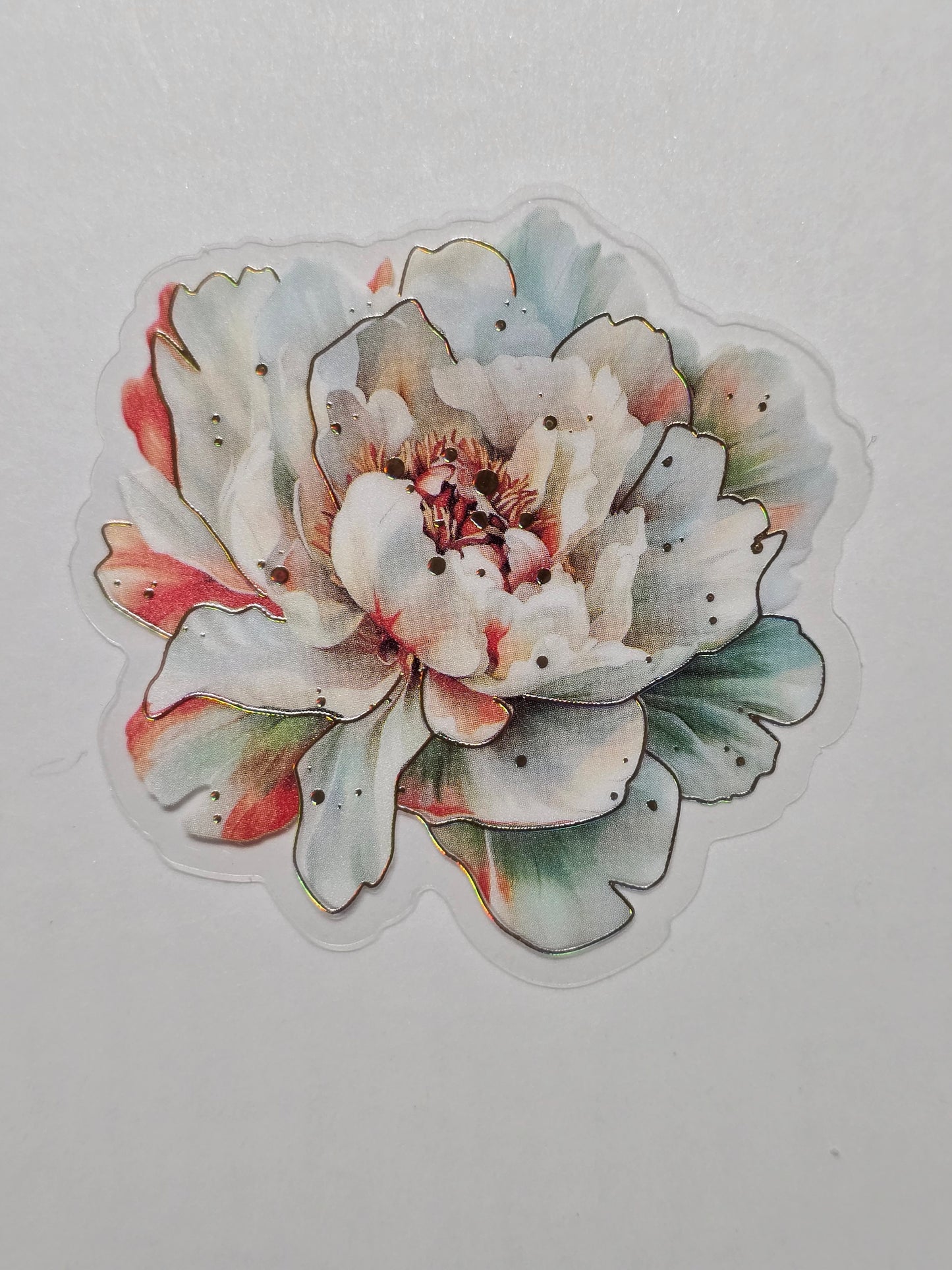 M30 tropical floral PET decals