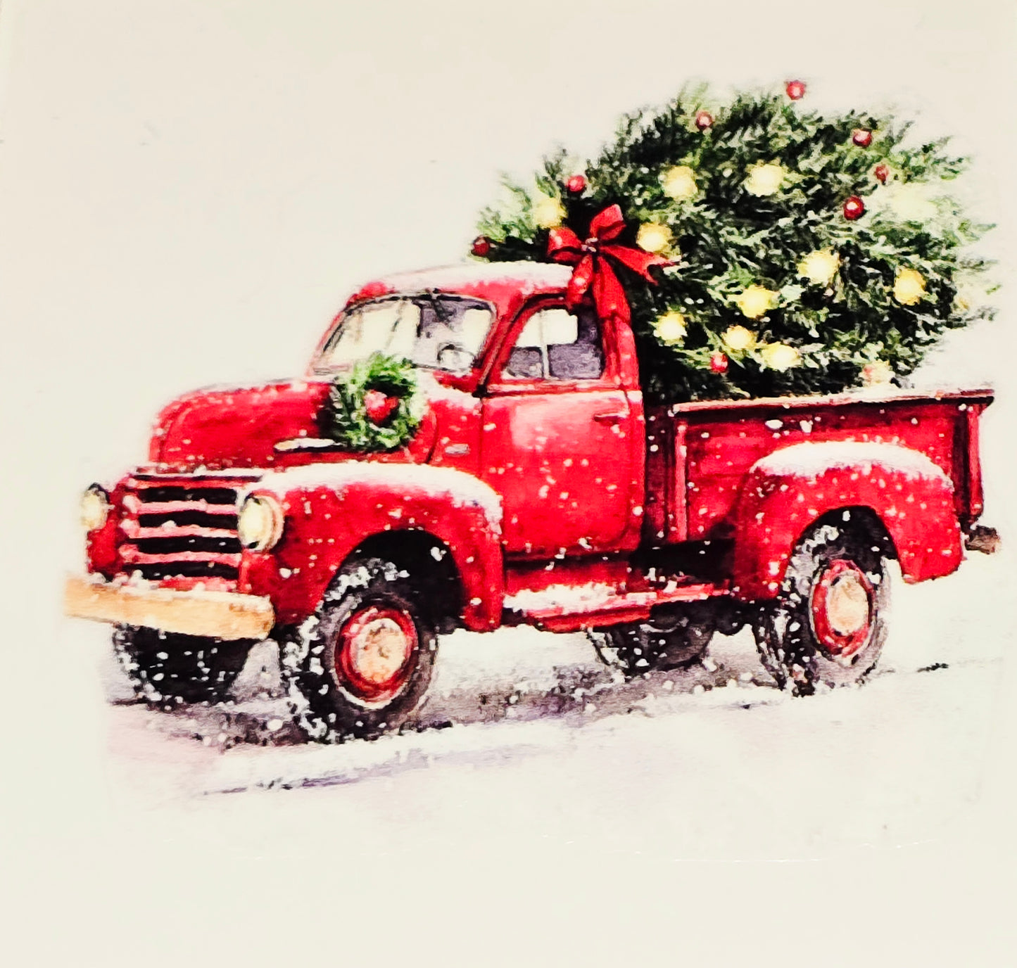 M33, XL11 medium christmas truck uvdtf decals