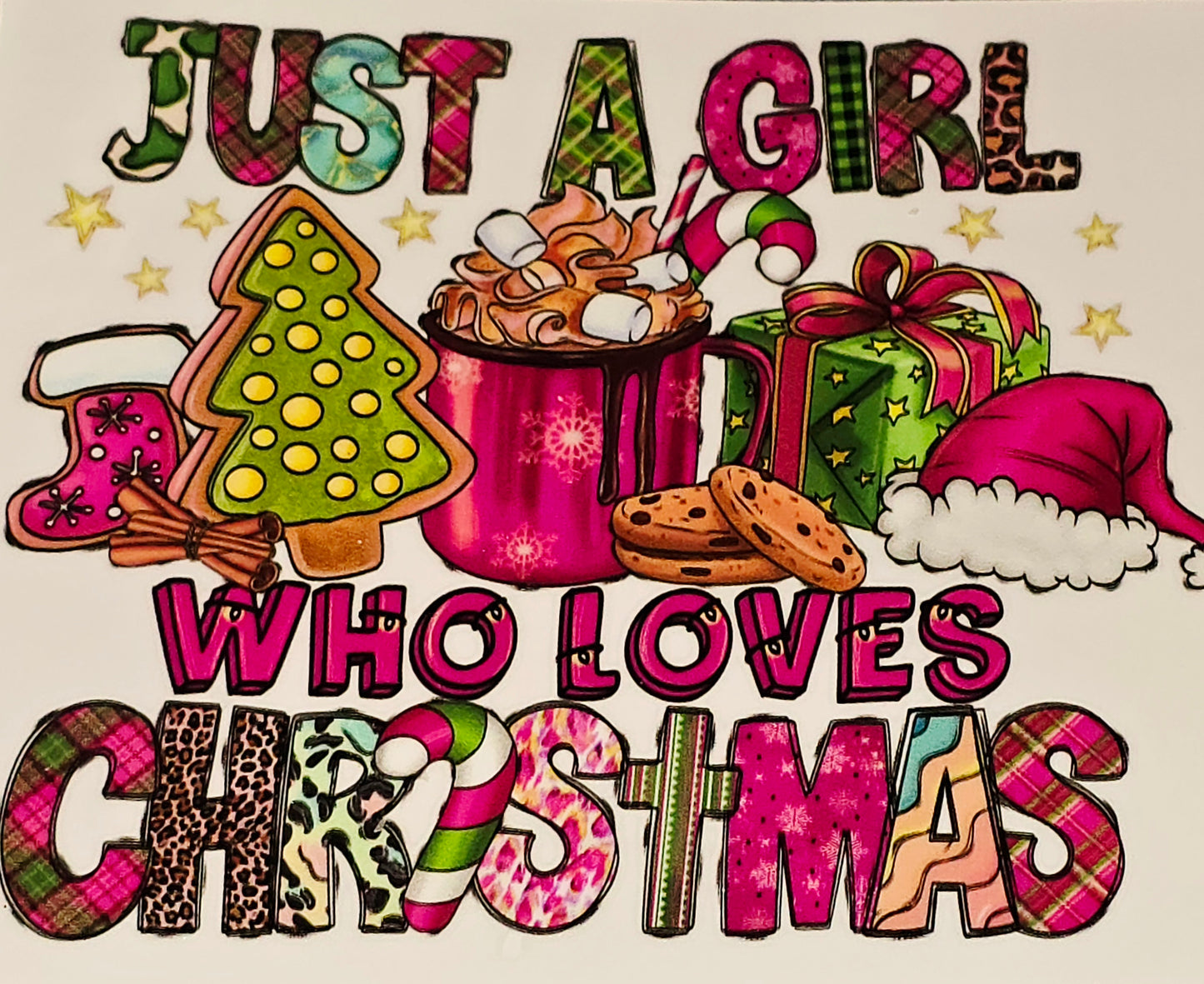 M34, XL14 Merry Christmas uvdtf decals