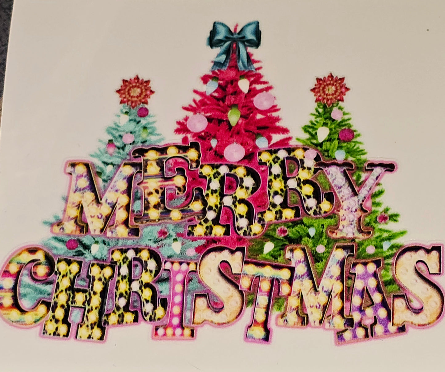 M34, XL14 Merry Christmas uvdtf decals