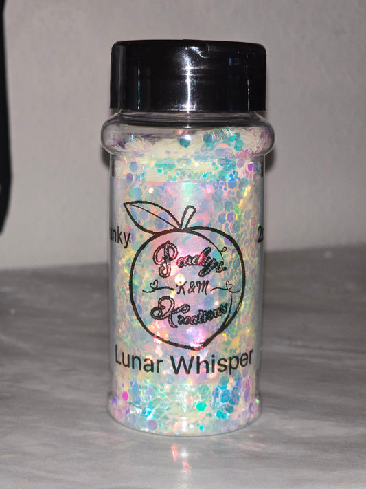 Lunar whisper glow glitter